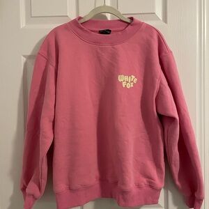 White Fox Boutique Pink Sweatshirt